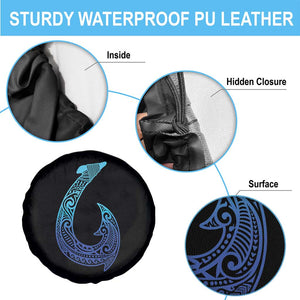 Tribal Makau Hawaiian Fish Hook Pacific Islander Hawaiian Spare Tire Cover TS11 Print Your Wear