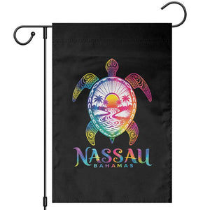 Nassau Bahamas Beach Vacation Garden Flag Tie Dye Sea Turtle TS11 Black Print Your Wear