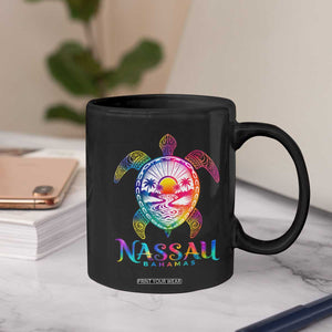 Nassau Bahamas Beach Vacation Coffee Mug Tie Dye Sea Turtle TS11 Print Your Wear