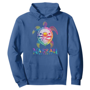Nassau Bahamas Beach Vacation Hoodie Tie Dye Sea Turtle TS11 Royal Blue Print Your Wear