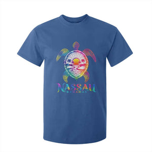 Nassau Bahamas Beach Vacation T Shirt For Kid Tie Dye Sea Turtle TS11 Royal Blue Print Your Wear