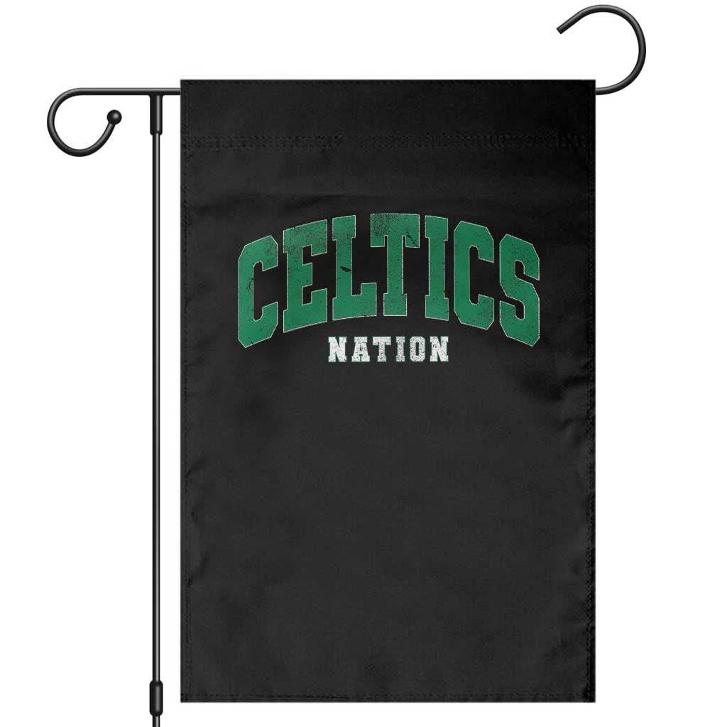 Celtic Nation Garden Flag Sports Varsity Aesthetic Letters Cap TS11 Black Print Your Wear
