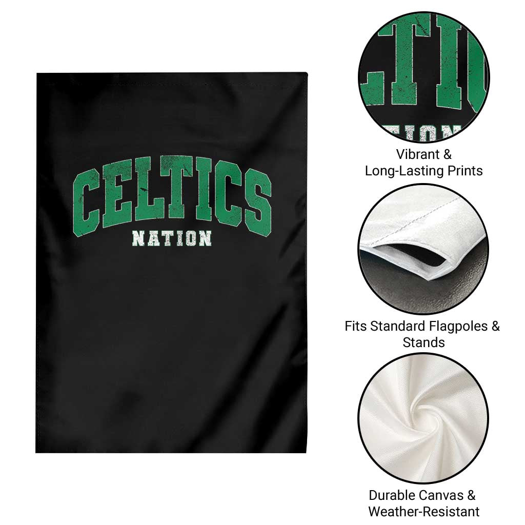 Celtic Nation Garden Flag Sports Varsity Aesthetic Letters Cap TS11 Print Your Wear