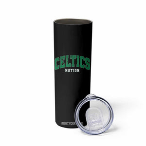 Celtic Nation Skinny Tumbler Sports Varsity Aesthetic Letters Cap TS11 Print Your Wear