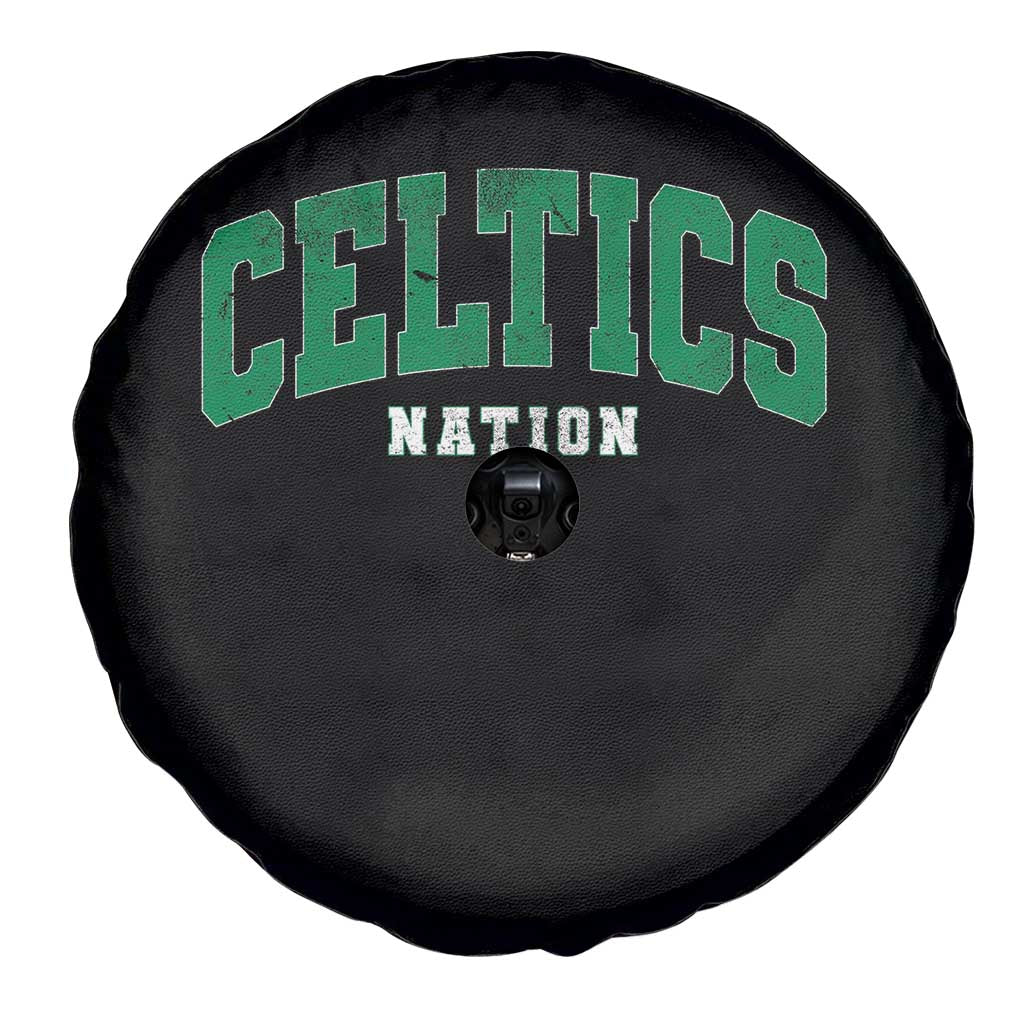 Celtic Nation Spare Tire Cover Sports Varsity Aesthetic Letters Cap TS11 Print Your Wear