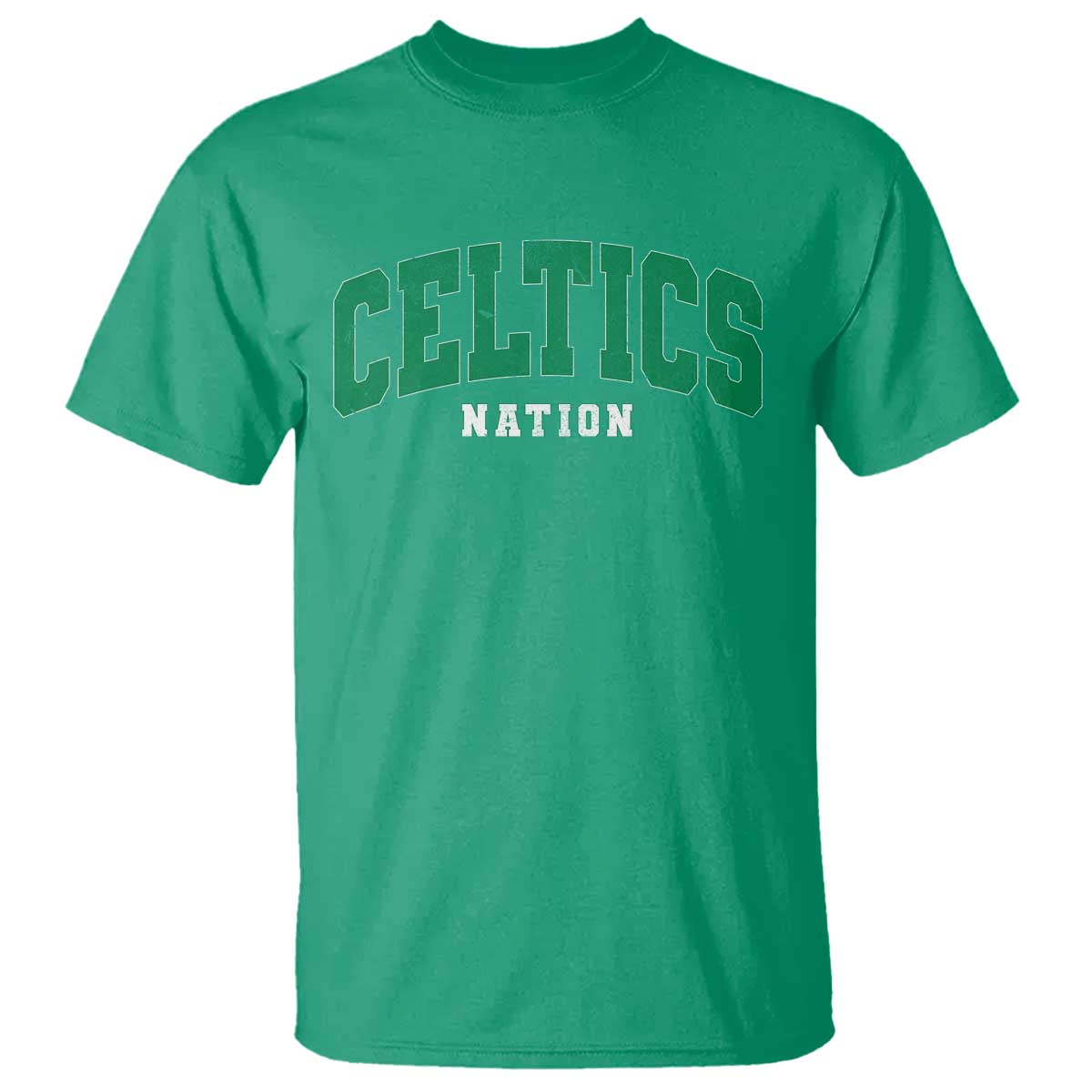 Celtic Nation T Shirt Sports Varsity Aesthetic Letters Cap TS11 Irish Green Print Your Wear
