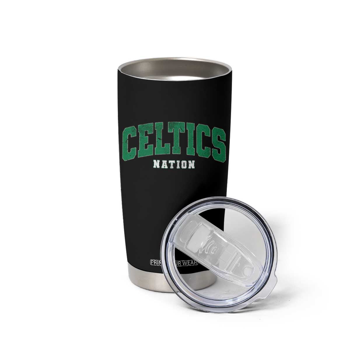 Celtic Nation Tumbler Cup Sports Varsity Aesthetic Letters Cap TS11 Print Your Wear