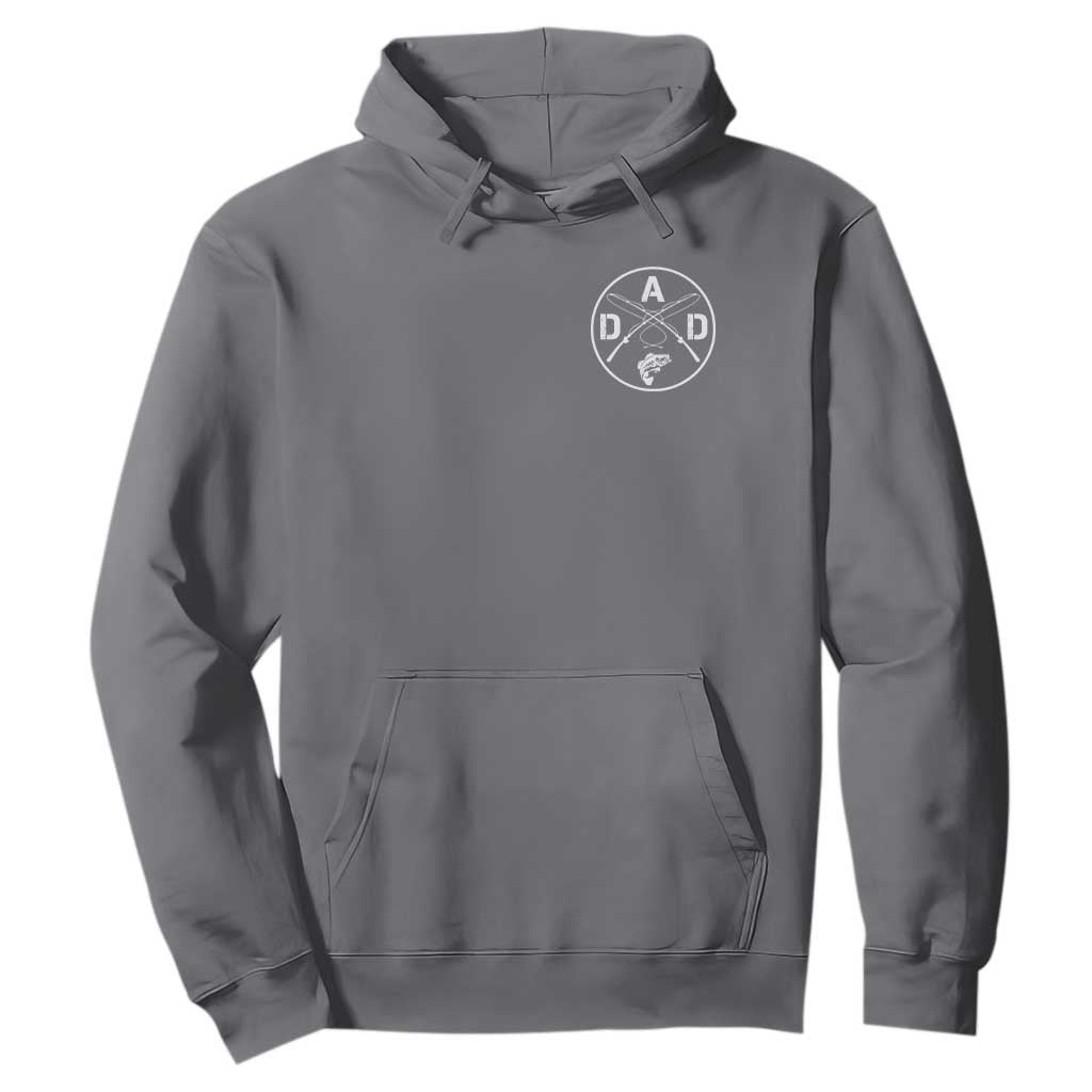 Fishing Dad Hoodie Fisherman Fish Lover Father's Day Gift TS11 Charcoal Print Your Wear