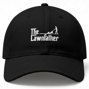 The Lawnfather Baseball Cap Lawn Mowing Dad Gardening Fathers Day