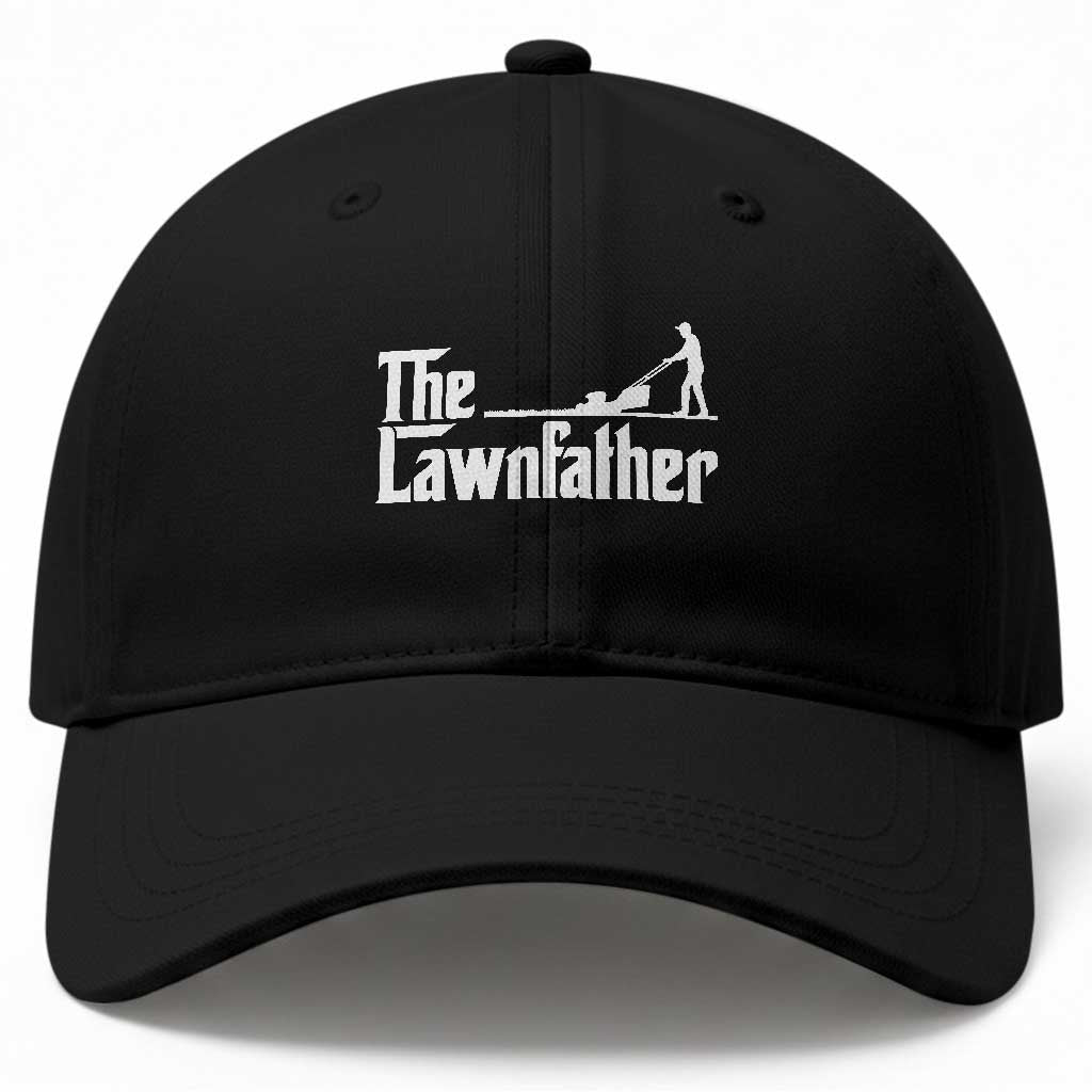 The Lawnfather Baseball Cap Lawn Mowing Dad Gardening Fathers Day TS11 Print Your Wear
