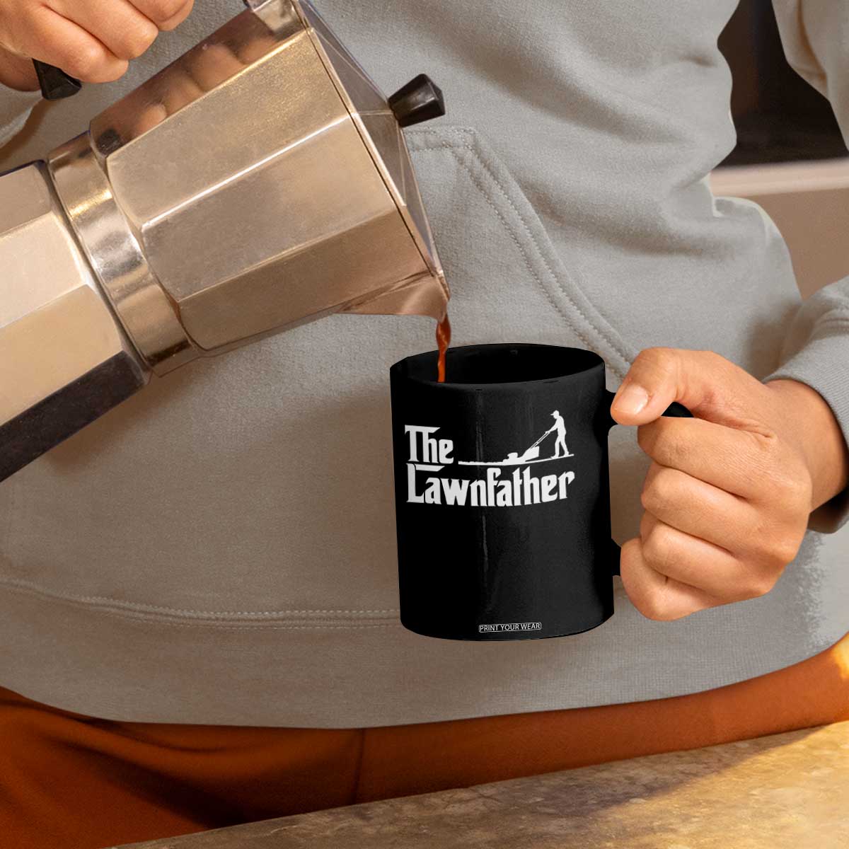 The Lawnfather Coffee Mug Lawn Mowing Dad Gardening Fathers Day