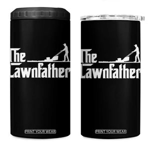 The Lawnfather 4 in 1 Can Cooler Tumbler Lawn Mowing Dad Gardening Fathers Day
