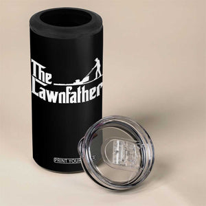 The Lawnfather 4 in 1 Can Cooler Tumbler Lawn Mowing Dad Gardening Fathers Day