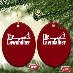 The Lawnfather Ceramic Ornament Lawn Mowing Dad Gardening Fathers Day