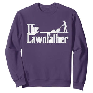 The Lawnfather Sweatshirt Lawn Mowing Dad Gardening Fathers Day