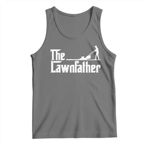 The Lawnfather Tank Top Lawn Mowing Dad Gardening Fathers Day