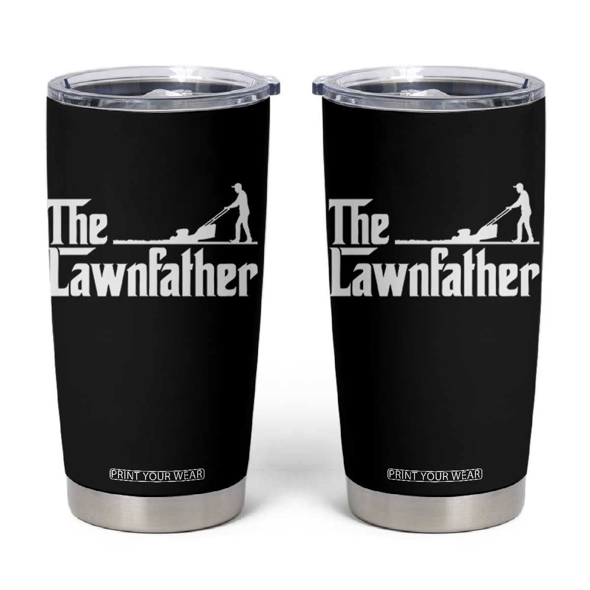 The Lawnfather Tumbler Cup Lawn Mowing Dad Gardening Fathers Day