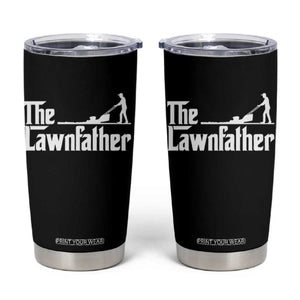 The Lawnfather Tumbler Cup Lawn Mowing Dad Gardening Fathers Day