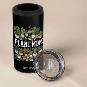 Plant Mom 4 in 1 Can Cooler Tumbler Funny Plant Lady Mama Floral Garden TS11 Print Your Wear