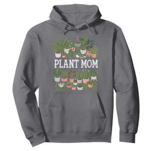 Plant Mom Hoodie Funny Plant Lady Mama Floral Garden TS11 Charcoal Print Your Wear