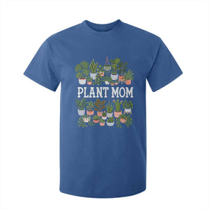 Plant Mom T Shirt For Kid Funny Plant Lady Mama Floral Garden TS11 Royal Blue Print Your Wear