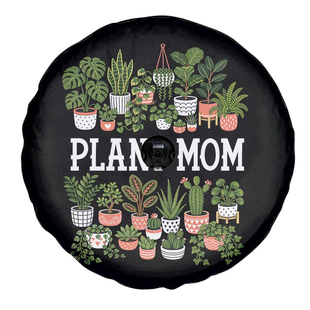 Plant Mom Spare Tire Cover Funny Plant Lady Mama Floral Garden TS11 Print Your Wear