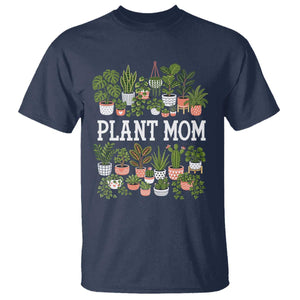 Plant Mom T Shirt Funny Plant Lady Mama Floral Garden TS11 Navy Print Your Wear