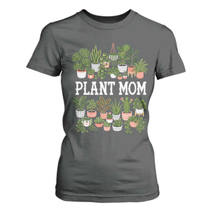 Plant Mom T Shirt For Women Funny Plant Lady Mama Floral Garden TS11 Dark Heather Print Your Wear