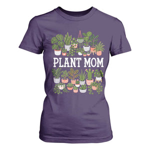 Plant Mom T Shirt For Women Funny Plant Lady Mama Floral Garden TS11 Purple Print Your Wear
