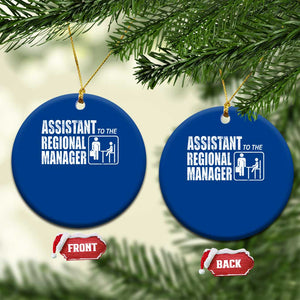 Assistant To The Regional Manager Ceramic Ornament Funny Dad Baby Matching TS11 1pc Blue Print Your Wear