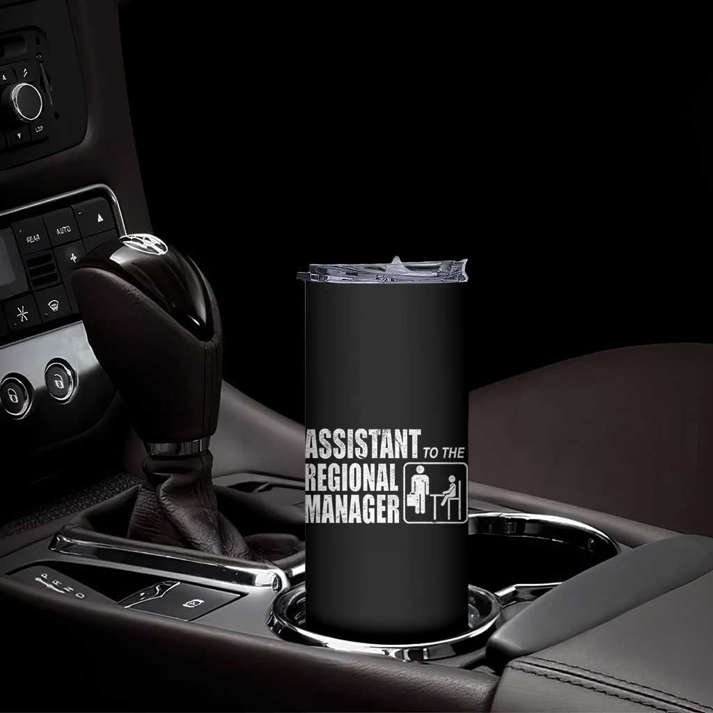 Assistant To The Regional Manager Skinny Tumbler Funny Dad Baby Matching TS11 Print Your Wear