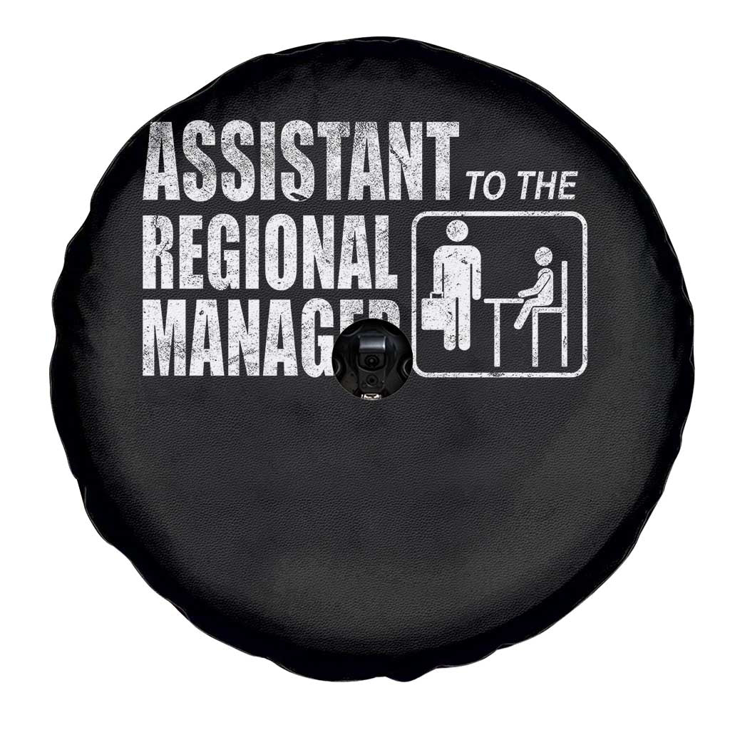 Assistant To The Regional Manager Spare Tire Cover Funny Dad Baby Matching TS11 Print Your Wear