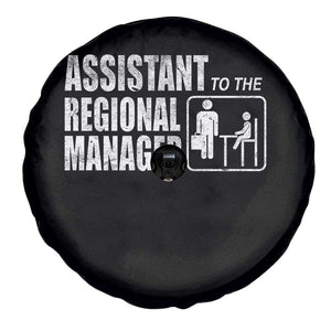 Assistant To The Regional Manager Spare Tire Cover Funny Dad Baby Matching TS11 Print Your Wear