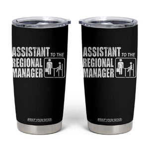 Assistant To The Regional Manager Tumbler Cup Funny Dad Baby Matching TS11 Black Print Your Wear