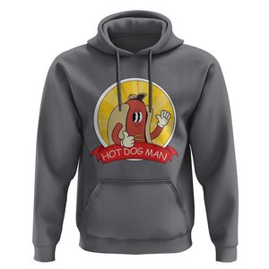 Hot Dog Man Hoodie Vintage Comic Retro TS11 Charcoal Print Your Wear