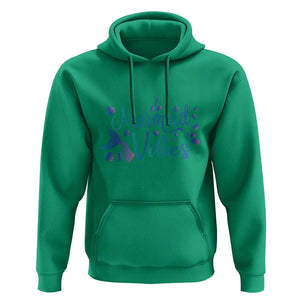 Mermaid Vibes Hoodie Cute Mermaid Tail Beach TS11 Irish Green Print Your Wear