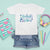 Mermaid Vibes T Shirt For Kid Cute Mermaid Tail Beach TS11 White Print Your Wear