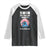 Swimming Lover Raglan Shirt Swim Like There Are Donuts At The Finish Line TS11 Black White Print Your Wear
