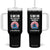 Swimming Lover Tumbler With Handle Swim Like There Are Donuts At The Finish Line TS11 One Size: 40 oz Black Print Your Wear