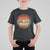 Chemistry Science T Shirt For Kid Think Like A Proton Stay Positive Retro Elements TS11 Black Print Your Wear