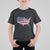 Fourth Of July T Shirt For Kid I Love America USA Flag Map TS11 Black Print Your Wear