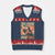 Vive La Resistance Vivela Femme V-Neck Knit Sweater Vest Feminist Women's Right Political Sattire - Print Your Wear