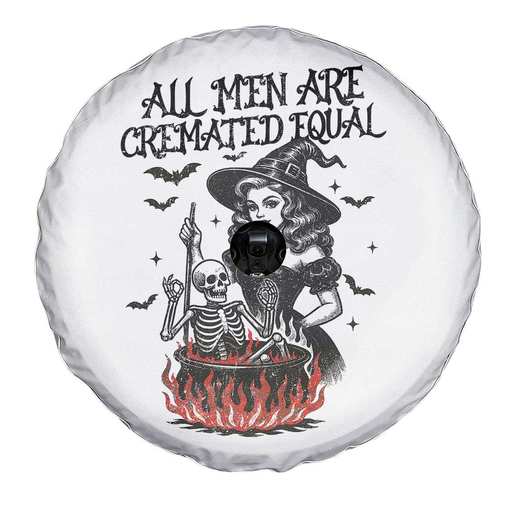 Witch All Men Are Cremated Equal Spare Tire Cover Feminist Halloween TS11 Print Your Wear