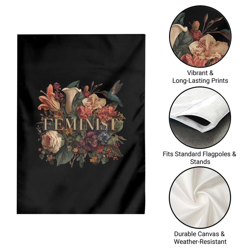 Pro Feminist Women's Rights Vintage Retro Flower Garden Flag TS11 Print Your Wear