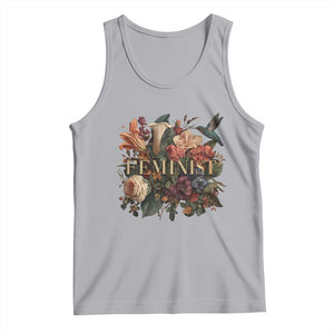 Pro Feminist Women's Rights Vintage Retro Flower Tank Top TS11 Athletic Heather Print Your Wear