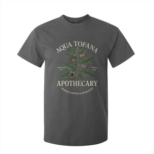 Aqua Tofana Apothecary T Shirt For Kid Feminist Woman Owned And Operated TS11 Dark Heather Print Your Wear