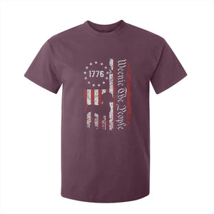 Funny 4th Of July Dachshund Lover T Shirt For Kid Weenie The People American Flag TS11 Maroon Print Your Wear
