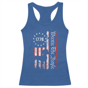 Funny 4th Of July Dachshund Lover Racerback Tank Top Weenie The People American Flag TS11 Royal Blue Print Your Wear