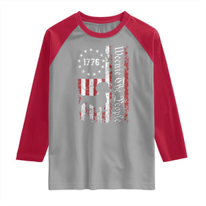 Funny 4th Of July Dachshund Lover Raglan Shirt Weenie The People American Flag TS11 Sport Gray Red Print Your Wear