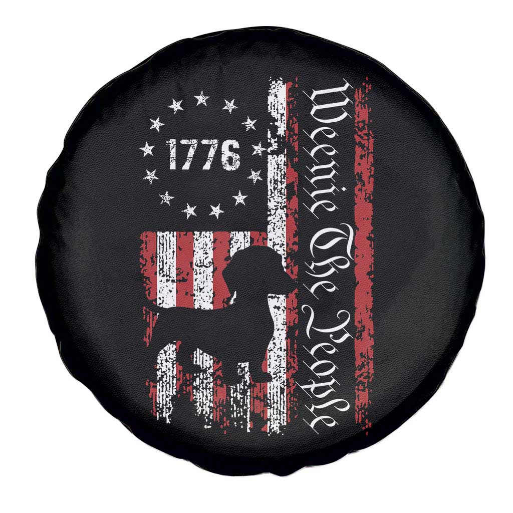 Funny 4th Of July Dachshund Lover Spare Tire Cover Weenie The People American Flag TS11 Print Your Wear